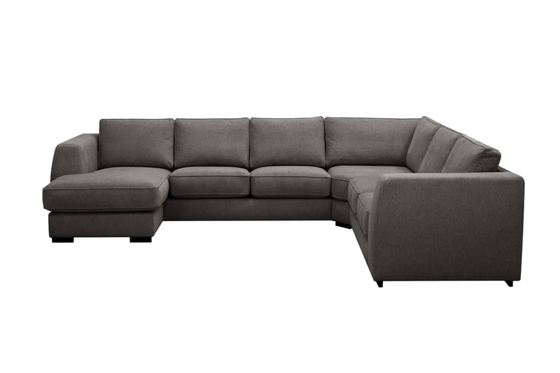 Optus 5-sits Hörnsoffa med divan vändbar - Mörkgrå - Möbler - Soffa - Hörnsoffa - Hörnsoffa med divan