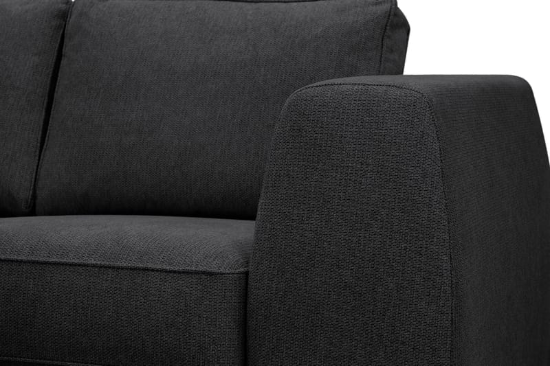 Optus 5-sits Hörnsoffa med divan vändbar - Svart - Möbler - Soffa - Hörnsoffa - Hörnsoffa med divan