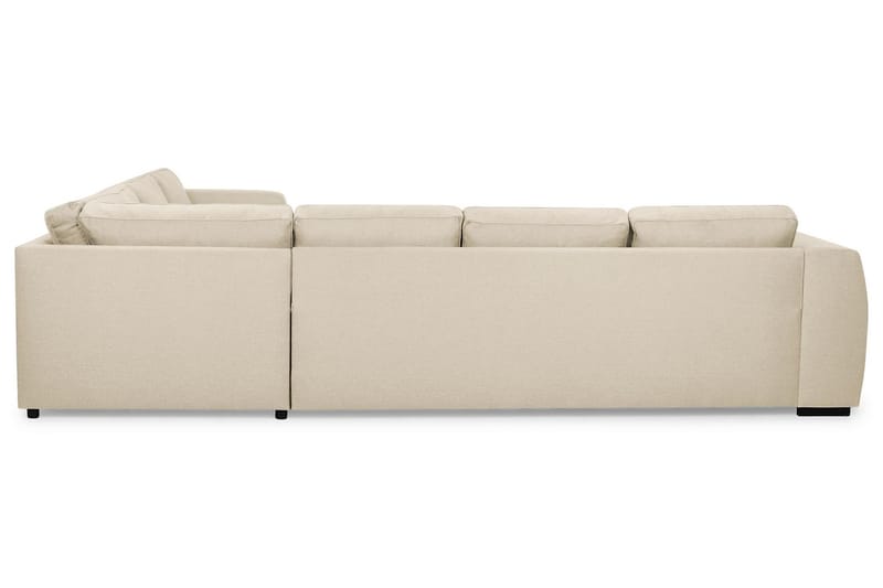 Optus 5-sits Vändbar U-formad Hörnsoffa med divan i Tyg - Beige - Möbler - Soffa - Hörnsoffa - Hörnsoffa med divan
