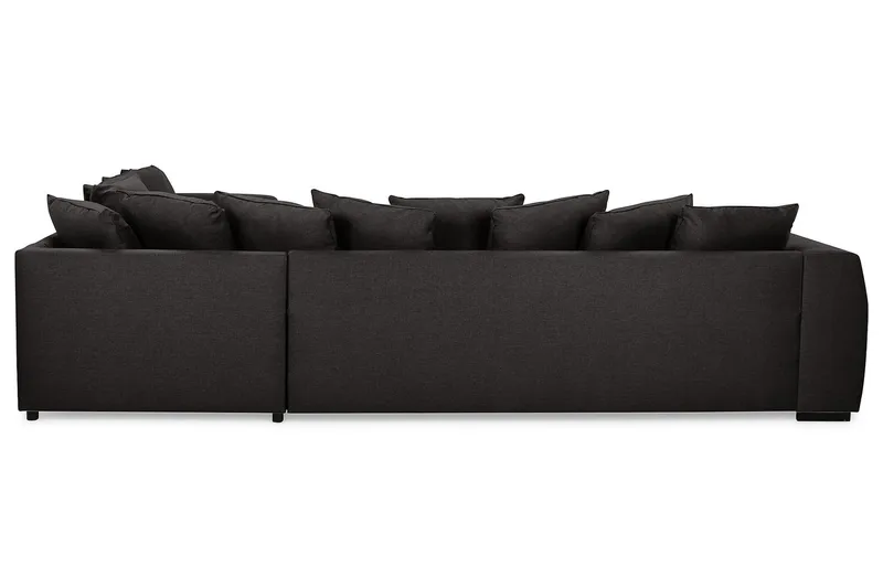 Optus 5-sits Vändbar U-formad Hörnsoffa med divan i Tyg - Mörkgrå - Möbler - Soffa - Hörnsoffa - Hörnsoffa med divan