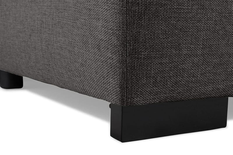 Optus 5-sits Vänstervänd L-formad Hörnsoffa i Tyg - Mörkgrå - Möbler - Soffa - Hörnsoffa