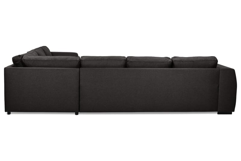 Optus 5-sits Vänstervänd L-formad Hörnsoffa i Tyg - Mörkgrå - Möbler - Soffa - Hörnsoffa