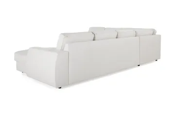 Optus Lyx 5-sits Högervänd U-formad Hörnsoffa med divan i Tyg - Ljusgrå - Möbler - Soffa - Hörnsoffa - Hörnsoffa med divan