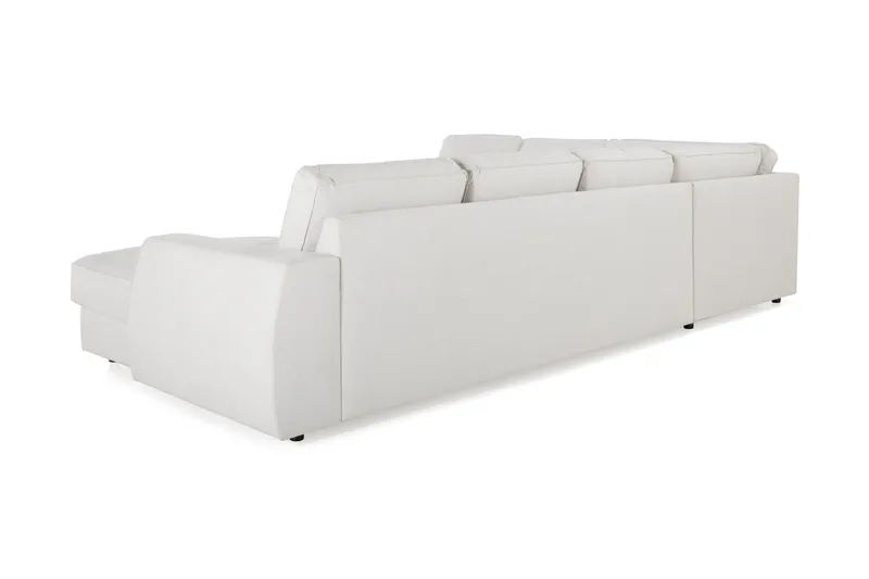 Optus Lyx 5-sits Högervänd U-formad Hörnsoffa med divan i Tyg - Ljusgrå - Möbler - Soffa - Hörnsoffa - Hörnsoffa med divan