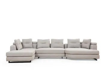 Pavdova Hörnsoffa 4-sits - Ljusgrå - Möbler - Soffa - U-soffa