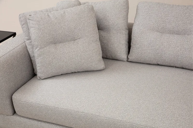 Pavdova Hörnsoffa 4-sits - Ljusgrå - Möbler - Soffa - U-soffa