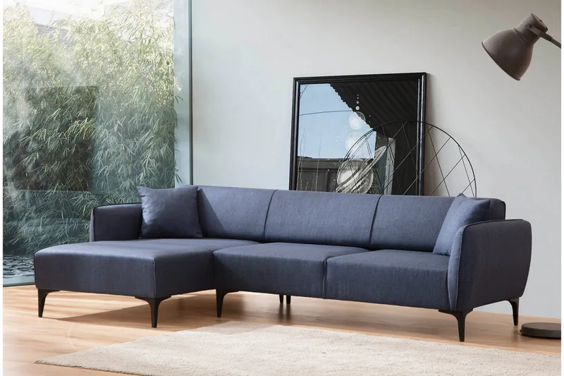 Rossland Divansoffa 3-sits, Blå