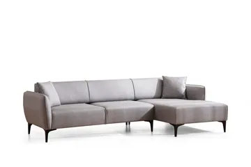 Rossland Divansoffa 3-sits - Grå - Möbler - Soffa - Divansoffor & schäslongsoffa - 3 sits soffa med divan