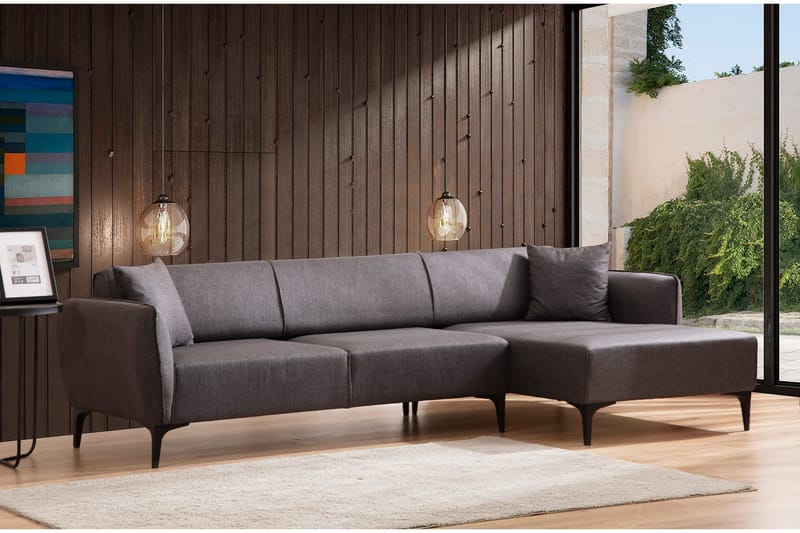 Rossland Divansoffa 3-sits - Mörkgrå - Möbler - Soffa - Hörnsoffa