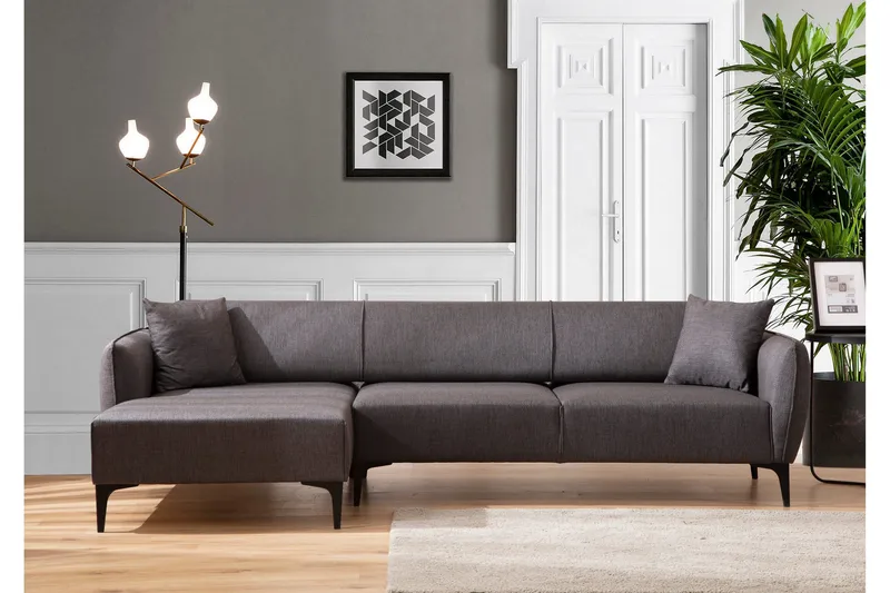 Rossland Divansoffa 3-sits - Mörkgrå - Möbler - Soffa - Hörnsoffa - Hörnsoffa med divan