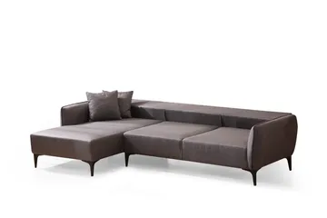 Rossland Divansoffa 3-sits - Mörkgrå - Möbler - Soffa - Divansoffor & schäslongsoffa - 3 sits soffa med divan
