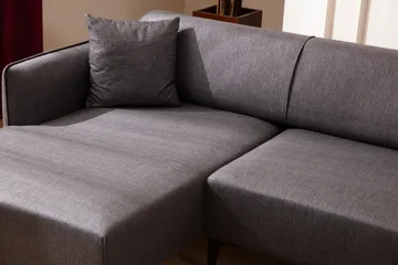 Rossland Divansoffa 3-sits - Mörkgrå - Möbler - Soffa - Divansoffor & schäslongsoffa - 3 sits soffa med divan