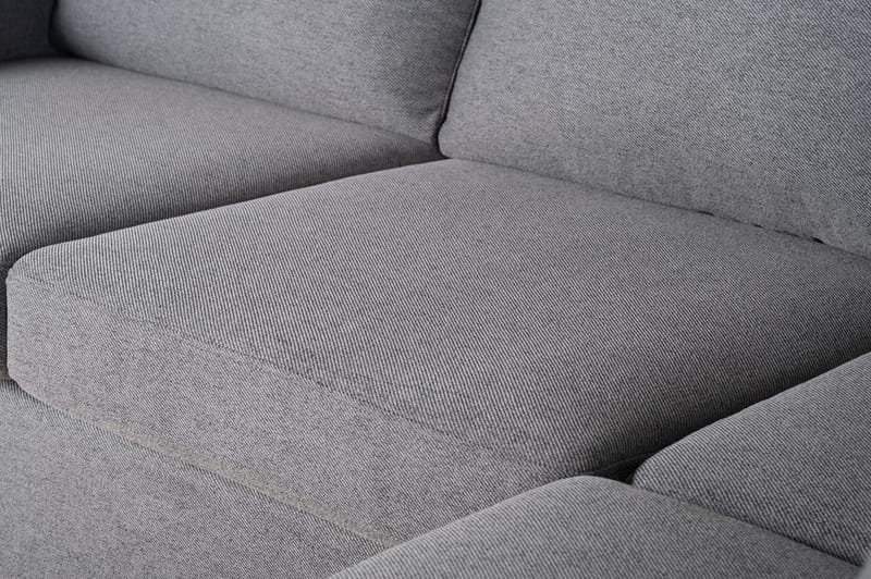 Solna grå soffa med öppet avslut - 244 cm bred - Grå - Möbler - Soffa - Hörnsoffa
