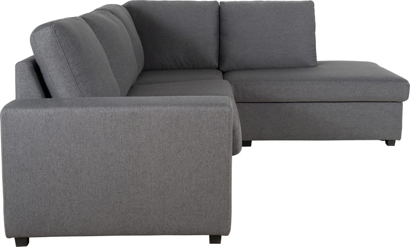 Solna grå soffa med öppet avslut - 244 cm bred - Grå - Möbler - Soffa - Hörnsoffa