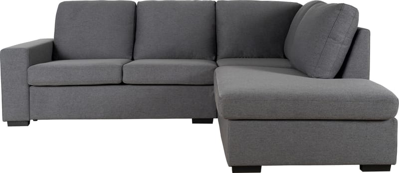 Solna grå soffa med öppet avslut - 244 cm bred - Grå - Möbler - Soffa - Hörnsoffa