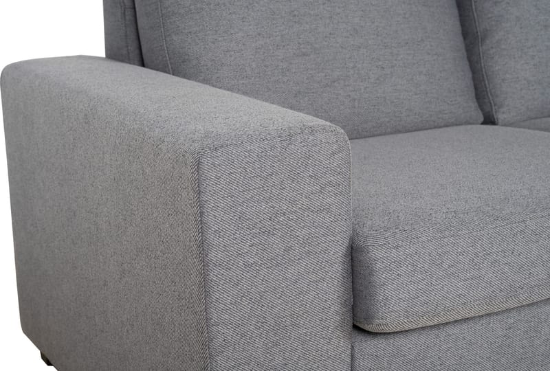 Solna grå soffa med öppet avslut - 244 cm bred - Grå - Möbler - Soffa - Hörnsoffa