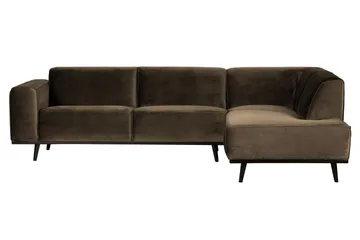 Statement Hörnsoffa Höger - Taupe - Möbler - Soffa - Hörnsoffa