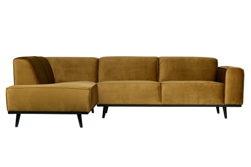 Statement Hörnsoffa Vänster, Honungsgul