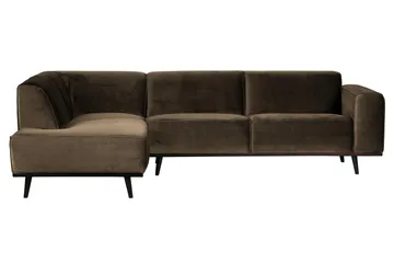Statement Hörnsoffa Vänster - Taupe - Möbler - Soffa - Hörnsoffa