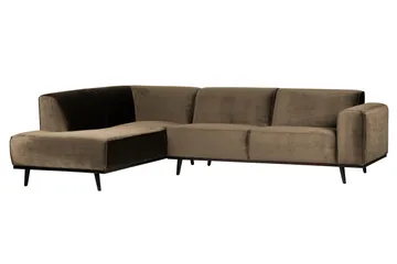 Statement Hörnsoffa Vänster - Taupe - Möbler - Soffa - Hörnsoffa