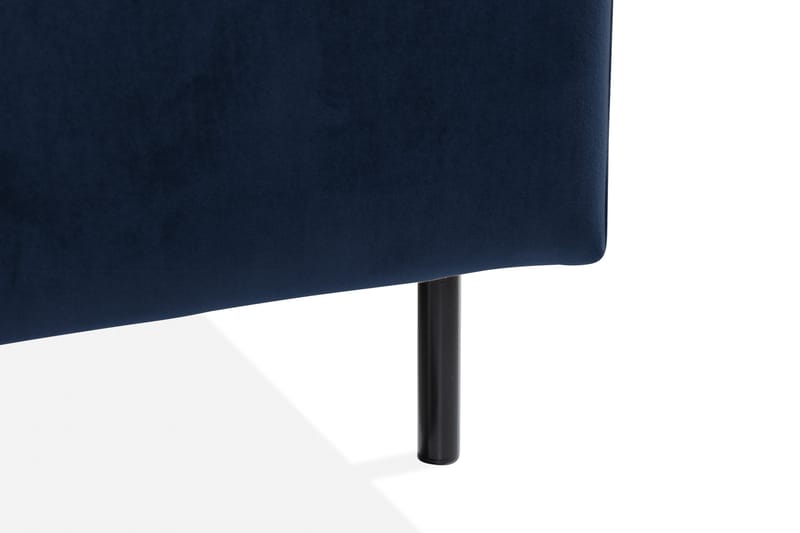 Teodin Hörnsoffa Large Sammet - Blå - Möbler - Soffa - Hörnsoffa