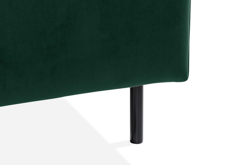 Teodin Hörnsoffa Large Sammet - Grön - Möbler - Soffa - Hörnsoffa