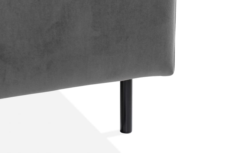 Teodin Hörnsoffa Large Sammet - Ljusgrå - Möbler - Soffa - Hörnsoffa