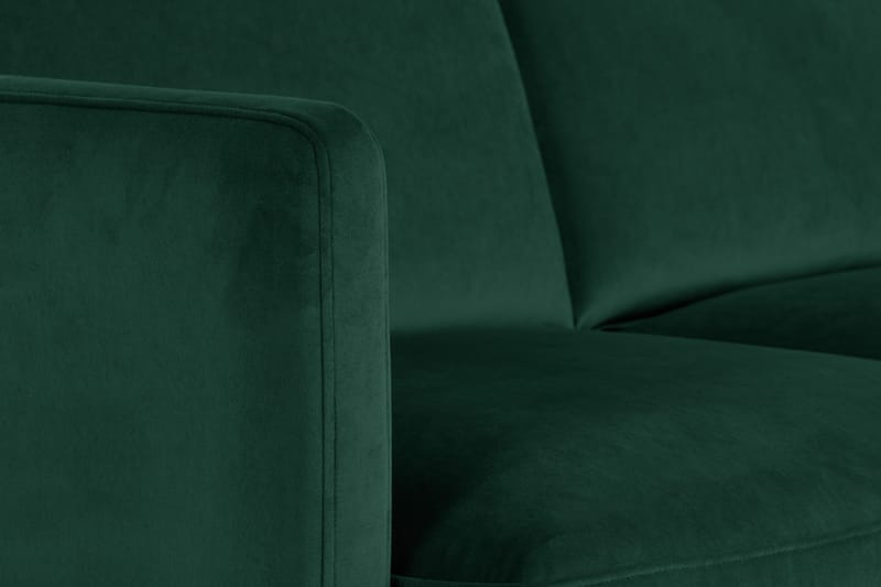 Teodin Hörnsoffa med Divan Vänster Sammet - Grön - Möbler - Soffa - Hörnsoffa - Hörnsoffa med divan