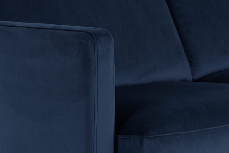 Teodin Hörnsoffa Sammet - Blå - Möbler - Soffa - Hörnsoffa