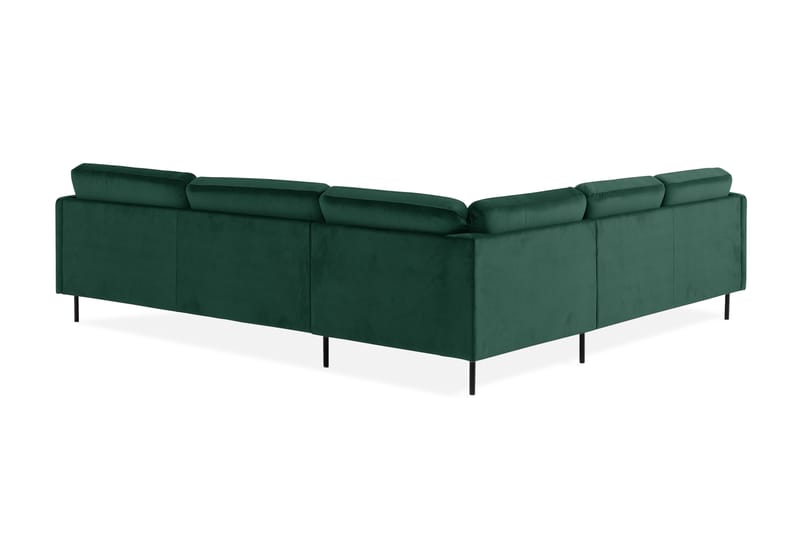 Teodin Hörnsoffa Sammet - Grön - Möbler - Soffa - Hörnsoffa