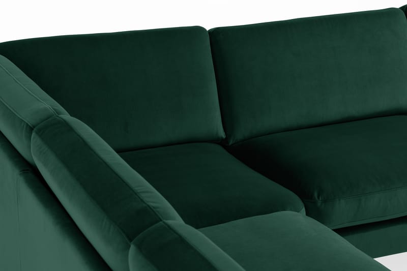 Teodin Hörnsoffa Sammet - Grön - Möbler - Soffa - Hörnsoffa