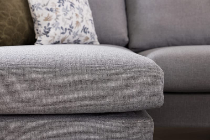 Trend 5-sits Högervänd U-formad Hörnsoffa med divan i Tyg - Ljusgrå - Möbler - Soffa - Hörnsoffa - Hörnsoffa med divan