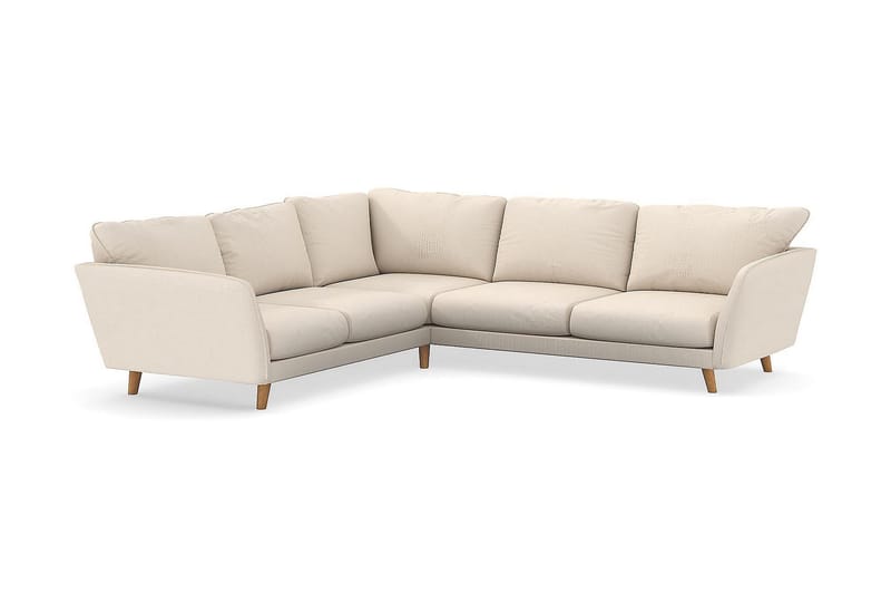 Trend Lyx 6-sits Vändbar L-formad Hörnsoffa i Manchester - Beige - Möbler - Soffa - Hörnsoffa