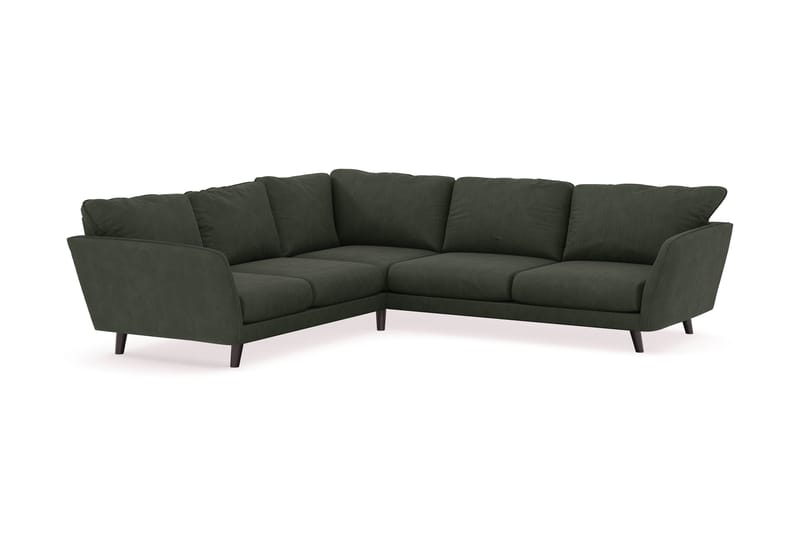 Trend Lyx 6-sits Vändbar L-formad Hörnsoffa i Manchester - Mörkgrön - Möbler - Soffa - Hörnsoffa