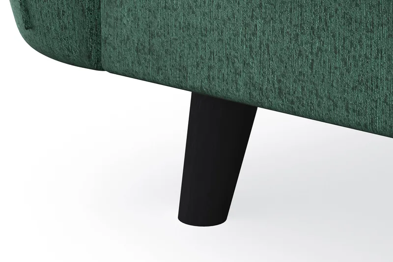 Trend Lyx 6-sits Vändbar L-formad Hörnsoffa i Sammet - Mörkgrön - Möbler - Soffa - Hörnsoffa