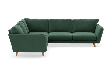 Trend Lyx 6-sits Vändbar L-formad Hörnsoffa i Sammet