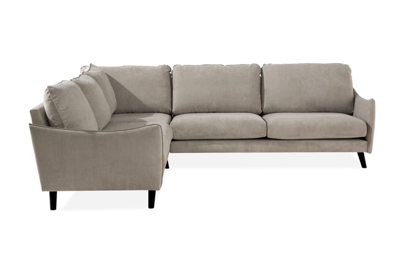 Trend Lyx 6-sits Vändbar L-formad Hörnsoffa i Tyg - Beige - Möbler - Soffa - Hörnsoffa