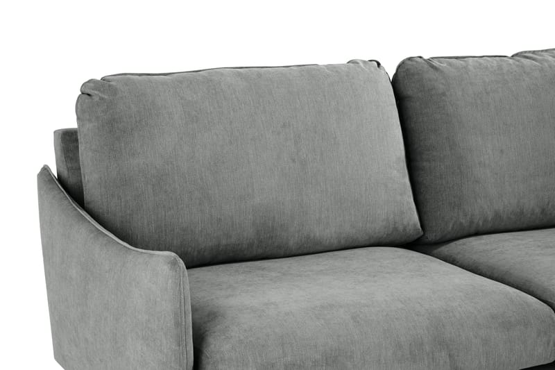 Trend Lyx 6-sits Vändbar L-formad Hörnsoffa i Tyg - Grå - Möbler - Soffa - Hörnsoffa