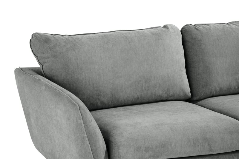 Trend Lyx 6-sits Vändbar L-formad Hörnsoffa i Tyg - Grå - Möbler - Soffa - Hörnsoffa