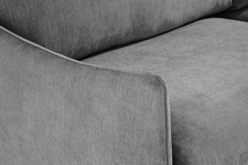Trend Lyx 6-sits Vändbar L-formad Hörnsoffa i Tyg - Grå - Möbler - Soffa - Hörnsoffa