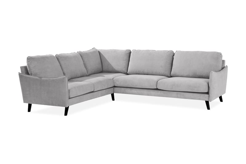 Trend Lyx 6-sits Vändbar L-formad Hörnsoffa i Tyg - Ljusgrå - Möbler - Soffa - Hörnsoffa