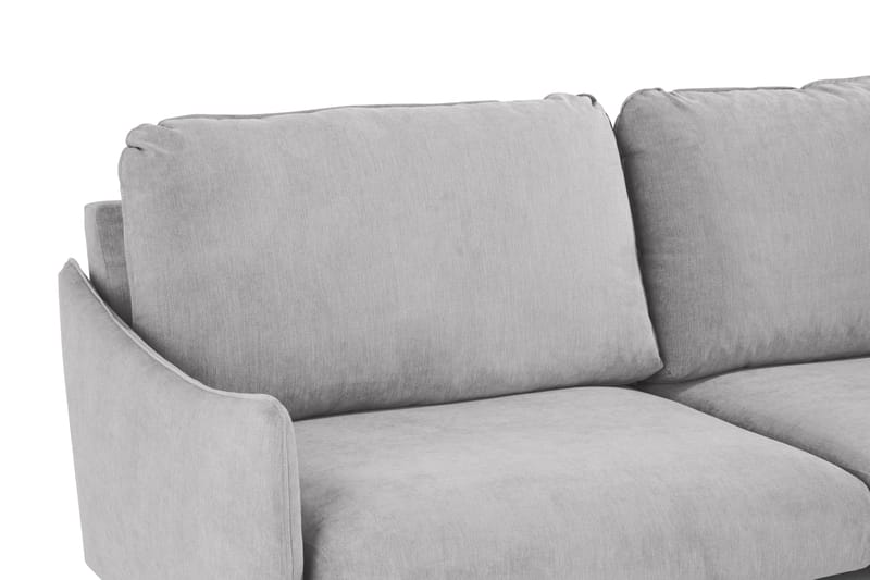 Trend Lyx 6-sits Vändbar L-formad Hörnsoffa i Tyg - Ljusgrå - Möbler - Soffa - Hörnsoffa