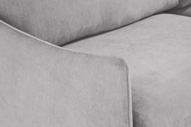 Trend Lyx 6-sits Vändbar L-formad Hörnsoffa i Tyg - Ljusgrå - Möbler - Soffa - Hörnsoffa