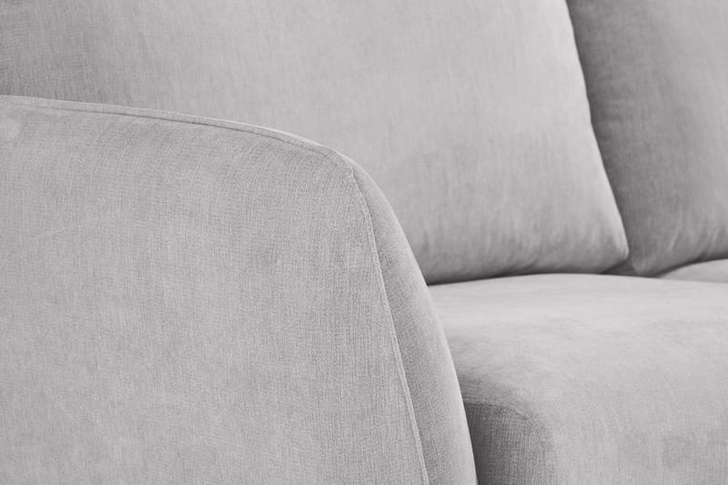 Trend Lyx 6-sits Vändbar L-formad Hörnsoffa i Tyg - Ljusgrå - Möbler - Soffa - Hörnsoffa
