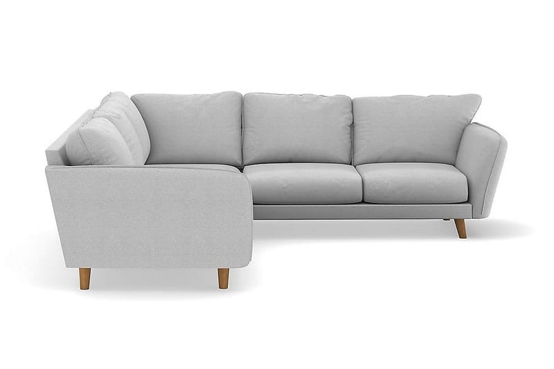 Trend Lyx 6-sits Vändbar L-formad Hörnsoffa i Tyg - Ljusgrå - Möbler - Soffa - Hörnsoffa
