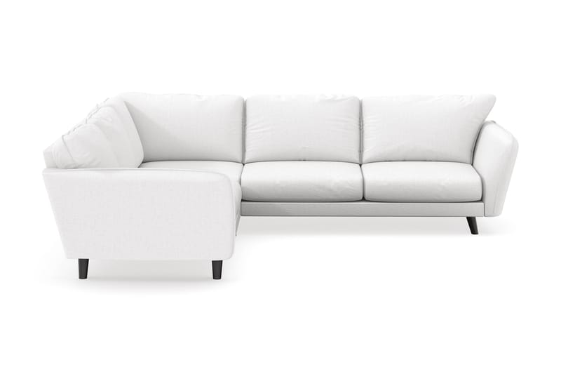Trend Lyx 6-sits Vändbar L-formad Hörnsoffa i Tyg - Vit - Möbler - Soffa - Hörnsoffa