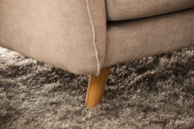 Trend Lyx Hörnsoffa Vändbar - Beige/Svart - Hörnsoffa