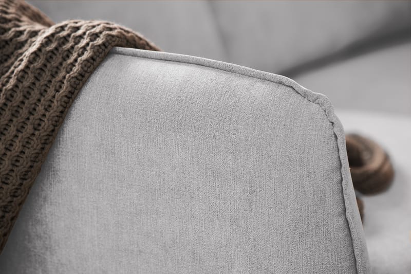 Trend Lyx Hörnsoffa Vändbar - Ljusgrå/Svart - Möbler - Soffa - Hörnsoffa