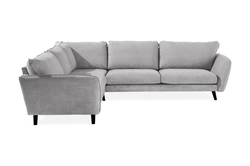 Trend Lyx Hörnsoffa Vändbar - Ljusgrå/Svart - Möbler - Soffa - Hörnsoffa