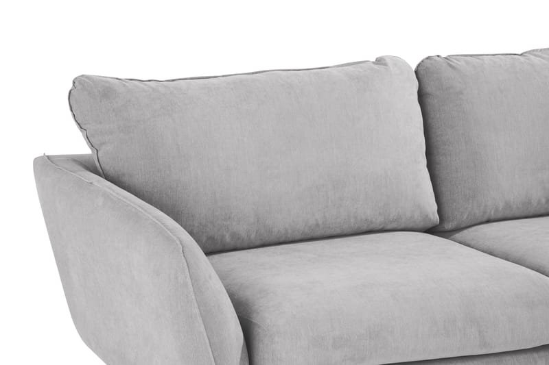 Trend Lyx Hörnsoffa Vändbar - Ljusgrå/Svart - Möbler - Soffa - Hörnsoffa